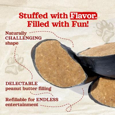 Show full view: Natural Farm Stuffed Hooves Bacon & Cheese Flavor Dog Chews, 4 count slide 3 of 5