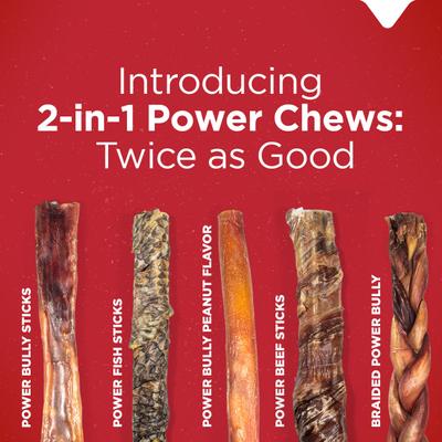 Show full view: Natural Farm Braided Power Bully Sticks Dog Chews, 6-in, 20 count slide 7 of 7