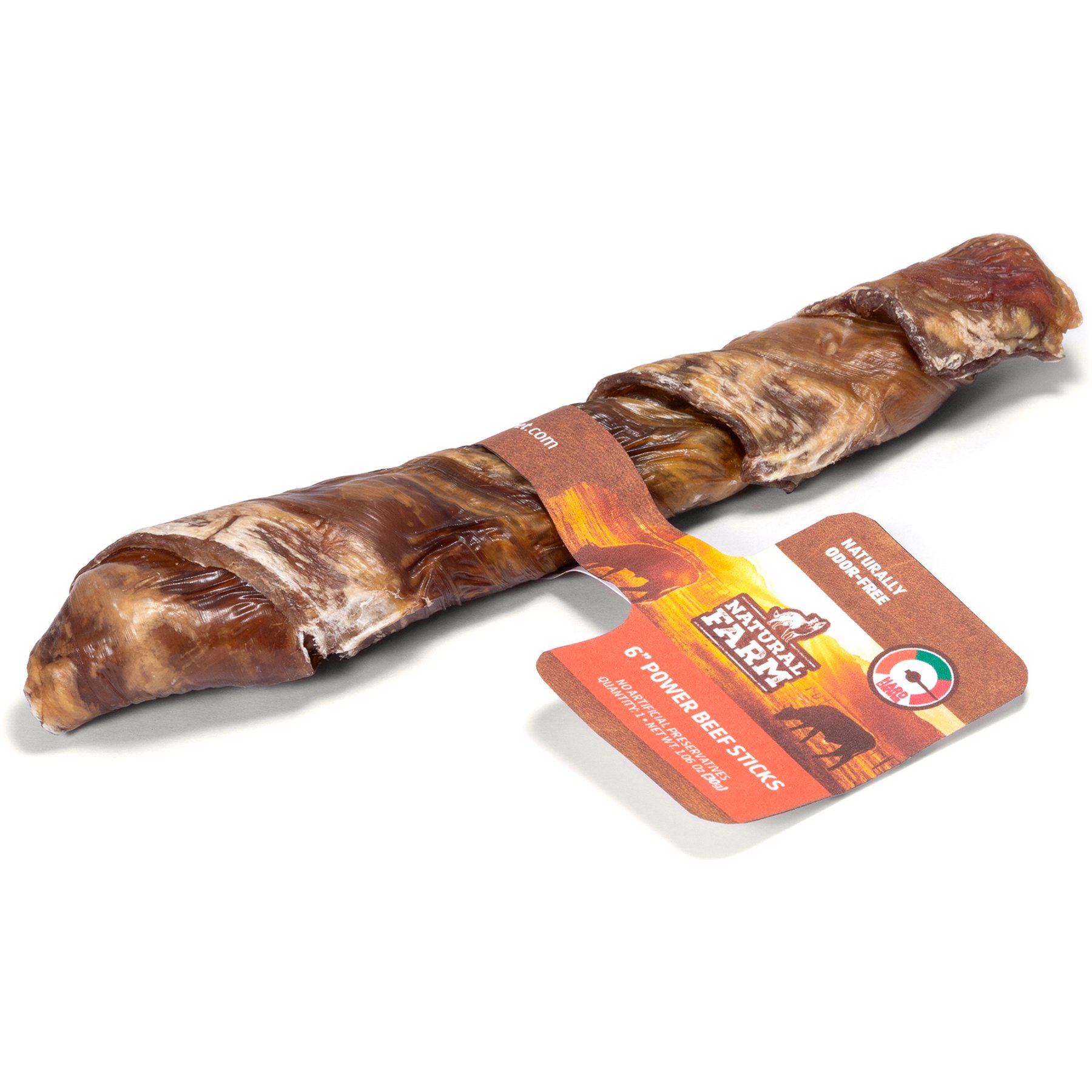 Natural Farm Power 6-inch Beef sticks Dog Chews, 35 count