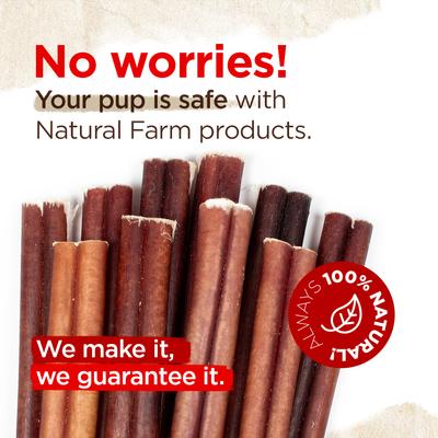 Show full view: Natural Farm 6-inch Odor Free Bully Stick Dog Chew slide 5 of 6