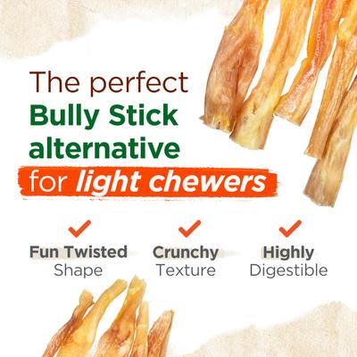 Show full view: Natural Farm Beef Tendon Dog Chews, 6 to 9-in, 20 count slide 4 of 7