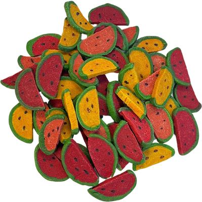 Show full view: Exotic Nutrition Watermelon Wedges Small Pet Chew Toy, 4.7-oz bag slide 7 of 8