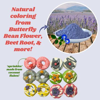 Show full view: Exotic Nutrition Dozen Delights Oatmeal Donuts Small Pet Treat slide 5 of 10