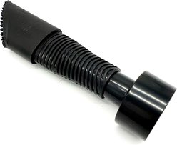 Buff Brite Fur Eel Pet Fur Remover Vacuum Attachment & Rigid/Shop-Vac Adapter Kit, Black