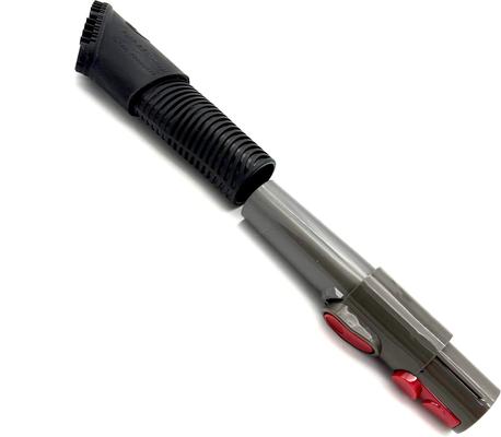 Show full view: Buff Brite Fur Eel Pro Pet Fur Remover Vacuum Attachment & Dyson Adapter Kit, Black slide 5 of 9