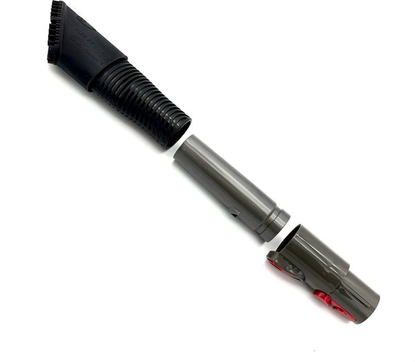 Buff Brite Fur Eel Pro II Pet Hair Remover Vacuum Attachment, Black