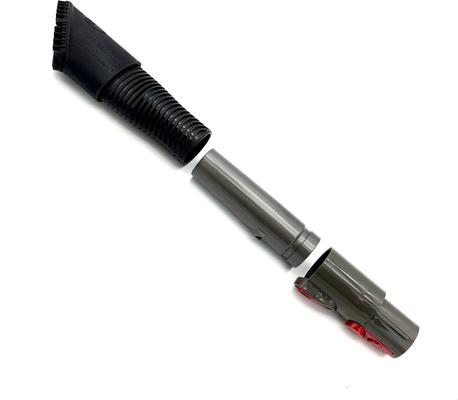 Show full view: Buff Brite Fur Eel Pro Pet Fur Remover Vacuum Attachment & Dyson Adapter Kit, Black slide 4 of 9