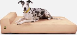 K9 Ballistics Tough Ripstop Orthopedic Bolster Dog Bed, Tan, XX-Large