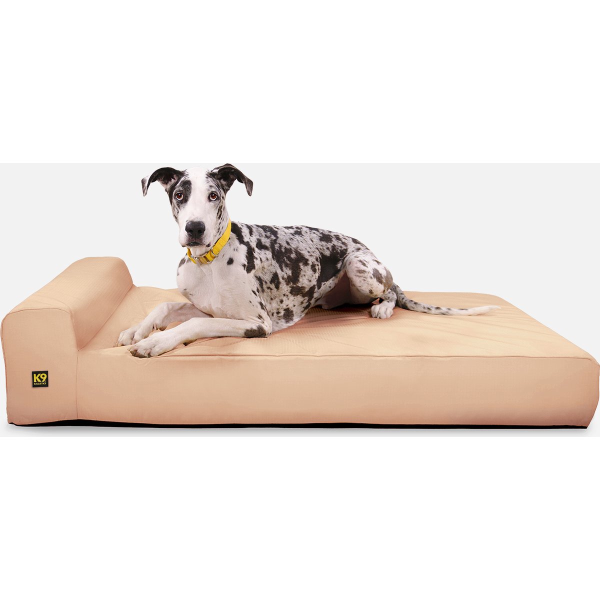 K9 Ballistics Tough Ripstop Orthopedic Bolster Dog Bed, Tan, XX-Large