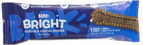 Show full view: BARK Bright Durable Dental Kit: Small Mint Flavored Dental Dog Treats + Chicken & Thyme Flavored Dog Dental Gel, 1 count, sample gel slide 4 of 9