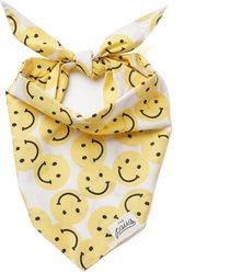 The Paws Smile Dog Bandana, Yellow, Small