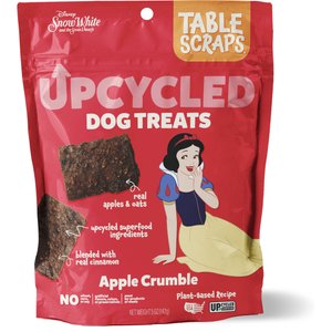 Disney Table Scraps Snow White Apple Crumble Plant-Based Recipe Upcycled Dog Treats, 5-oz bag