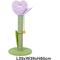 Show in main carousel: ZEZE Tall Tulip Cat Scratching Post, Purple slide 6 of 6