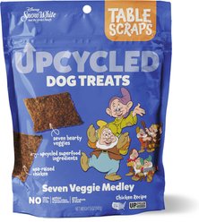 Disney Table Scraps Snow White Seven Veggie Medley Chicken Recipe Upcycled Dog Treats, 5-oz bag