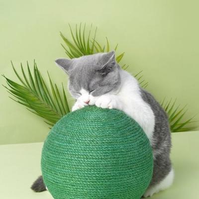 Show full view: ZEZE Cactus Cat Scratching Ball, Green slide 4 of 7
