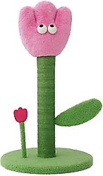 ZEZE Tulip Cat Scratching Post, Pink slide 1 of 4