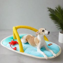 ZEZE Beach Sandals Cool Sensation Dog Crate Mat, Blue, Medium slide 2 of 4