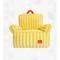 Show in main carousel: ZEZE Striped Furniture Style Sofa Cat Bed, Yellow, Medium slide 2 of 10