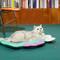 Show in main carousel: ZEZE Beer Mug Cooling Dog Bed, Turquoise, Large slide 2 of 3