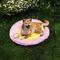 Show in main carousel: ZEZE Lemon Cooling Dog Bed, Pink/Yellow, Medium slide 4 of 6