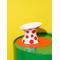 Show in main carousel: ZEZE Polka Dot Ceramic Elevated Cat Bowl, Red, 2-cup slide 2 of 9