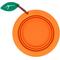 Show in main carousel: ZEZE Collapsible Silicone Dog Bowl, Orange, 3-cup slide 5 of 7
