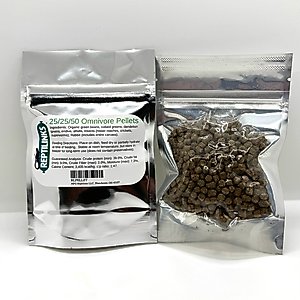 Reptilinks 25/25/50 Omnivore Pellets Reptile Food, 1-oz bag