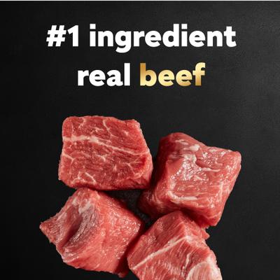 Show full view: Cesar Wholesome Meals Beef, Chicken, Carrots, Barley & Green Beans Recipe Wet Dog Food, 17.6-oz pouch, case of 12 slide 4 of 11