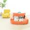 Show in main carousel: ZEZE Striped Furniture Style Sofa Cat Bed, Orange, Large slide 3 of 6