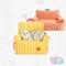 Show in main carousel: ZEZE Striped Furniture Style Sofa Cat Bed, Yellow, Medium slide 3 of 10