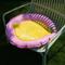 Show in main carousel: ZEZE Lemon Cooling Dog Bed, Pink/Yellow, Medium slide 2 of 6