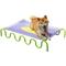 Show in main carousel: ZEZE Wavy Army Elevated Dog Bed, Medium, Purple/Yellow slide 4 of 11