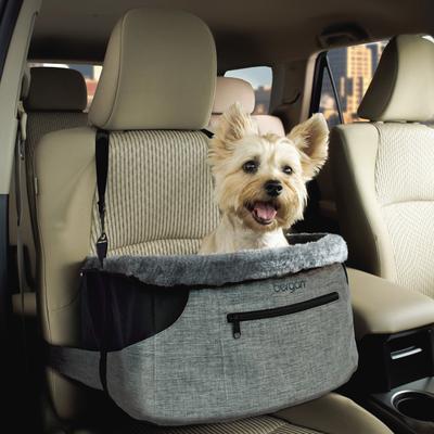 Show full view: Bergan Comfort Hanging Dog Car Booster Seat, Black, 15 x 15 x 9.5-in slide 3 of 6