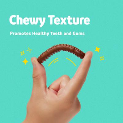 Show full view: Vibeful Small Daily Dental Chews for Dogs, Chicken Flavor, 30 count slide 5 of 10