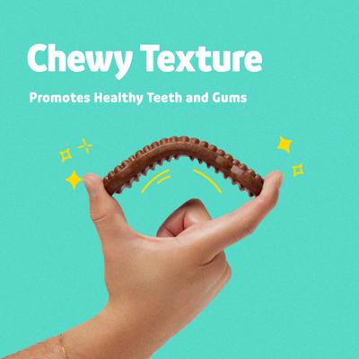 Show full view: Vibeful Large Daily Dental Chew Treats for Dogs, Chicken Flavor, 30 count slide 5 of 10