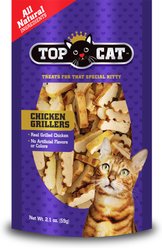 Top Cat Chicken Grillers Cat Treats, 2.1-oz bag slide 1 of 2