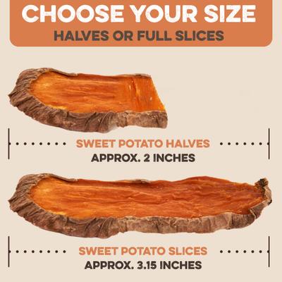 Show full view: Brutus & Barnaby Sweet Potato Slices Dehydrated Dog Chews, 28-oz bag slide 7 of 10