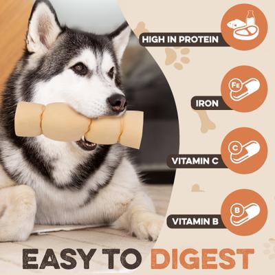 Show full view: Brutus & Barnaby Rawhide-Free Beef Cheek Rolls Long Lasting Dog Chews, 5 to 7-inch, 4 count slide 5 of 11