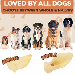 Brutus & Barnaby Premium Half Cow Ears Natural Dog Chew, 25 count slide 2 of 7