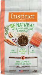 Instinct Be Natural Adult Real Salmon & Brown Rice Recipe Dry Dog Food, 4.5-lb bag