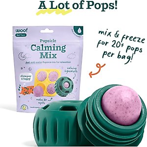 Woof Pupsicle Mix Calming Lickable Dog Treats, 5.5-oz bag