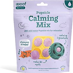 Woof Pupsicle Mix Calming Lickable Dog Treats, 5.5-oz bag