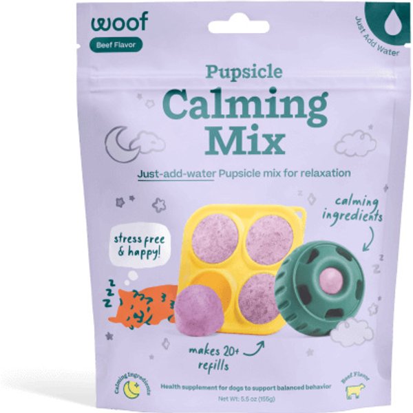 Woof Pupsicle Mix Calming Lickable Dog Treats, 5.5-oz bag