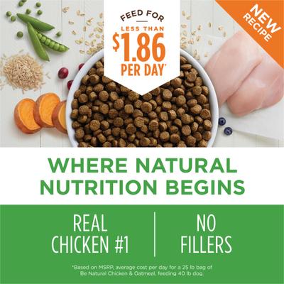 Show full view: Instinct Be Natural Real Chicken & Brown Rice Recipe Freeze-Dried Raw Coated Dry Dog Food, 25-lb bag + Instinct Raw Boost Puppy Whole Grain Real Chicken & Brown Rice Recipe Freeze-Dried Raw Coated Dry Dog Food, 4.5-lb bag slide 3 of 10