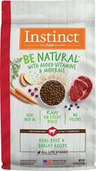 Instinct Be Natural Adult Real Beef & Barley Recipe Dry Dog Food, 4.5-lb bag