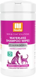 Nootie Japanese Cherry Blossom Dog & Cat Waterless Shampoo Wipes, 70 count