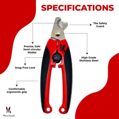 Show full view: Warren London Dog Nail Clippers, Large slide 3 of 8