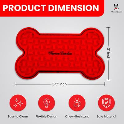 Show full view: Warren London Distract-A-Hat Replacement Lick Pads Dog Grooming Accessory, 2 count slide 3 of 8