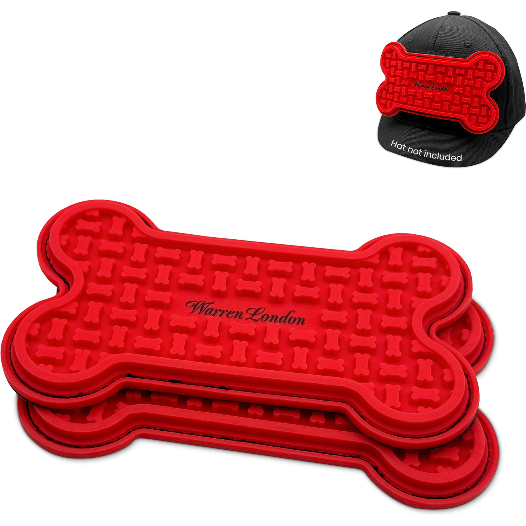 Warren London Distract-A-Hat Replacement Lick Pads Dog Grooming Accessory, 2 count