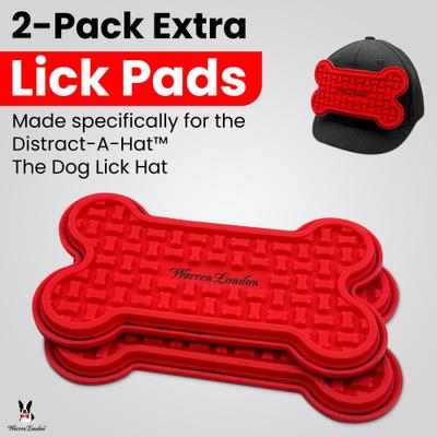 Show full view: Warren London Distract-A-Hat Replacement Lick Pads Dog Grooming Accessory, 2 count slide 2 of 8
